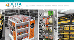 Desktop Screenshot of deltadisplay.co.za